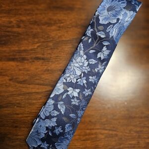 Bar III Navy Floral Men's Tie